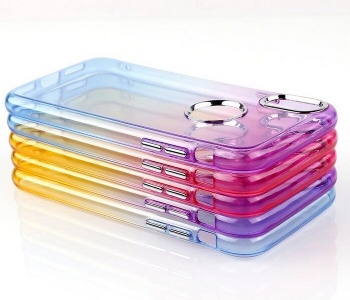  MP-004 New Design Double Gradient Color Sot TPU Case For Iphone X With Metal Key	