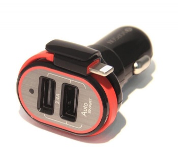 MC-002 Quick charge 5v 3.4A smart car charger and retractable car charger 
