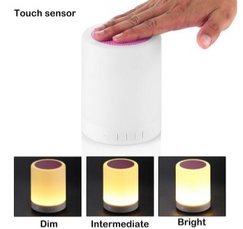  MS-001 Colorful 3W mini led bluetooth speaker with rechargeable wireless portable speaker	