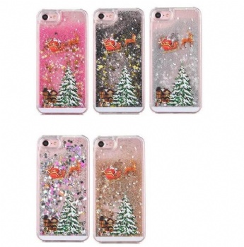 MP-007 Christmas Liquid sand Soft TPU Case