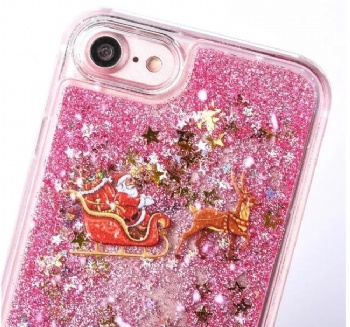  MP-007 Christmas Liquid sand Soft TPU Case	