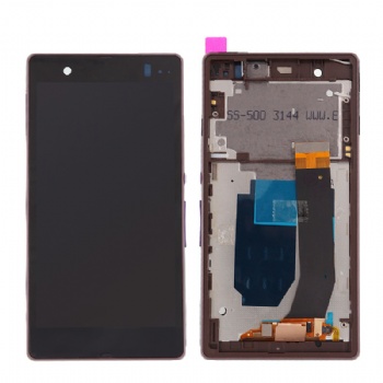 LCD Pantalla para SONY Xperia Z Con Marco